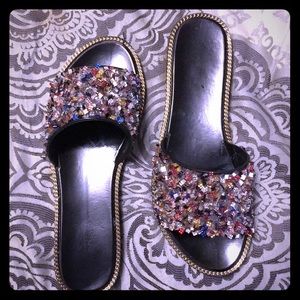Prima slippers embellished